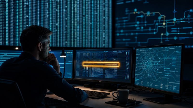 Cover illustration for “The Hugging Face breach lesson is logs, not local models”